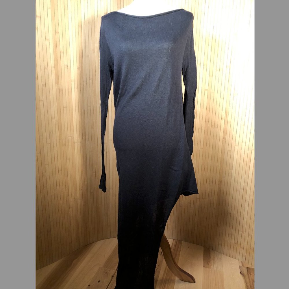Annette Gortz Black Asymmetric Designer Dress Pullover Rare Find Size M …
